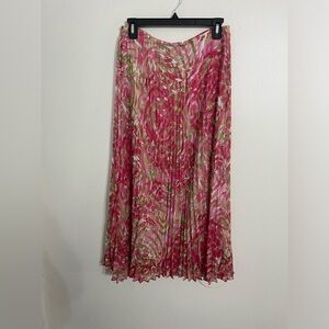 Ruby Rd pleated long skirt Size 6